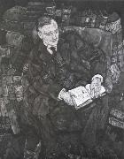 Egon Schiele Portrait of Dr.Franz Martin Haberditzl Germany oil painting artist